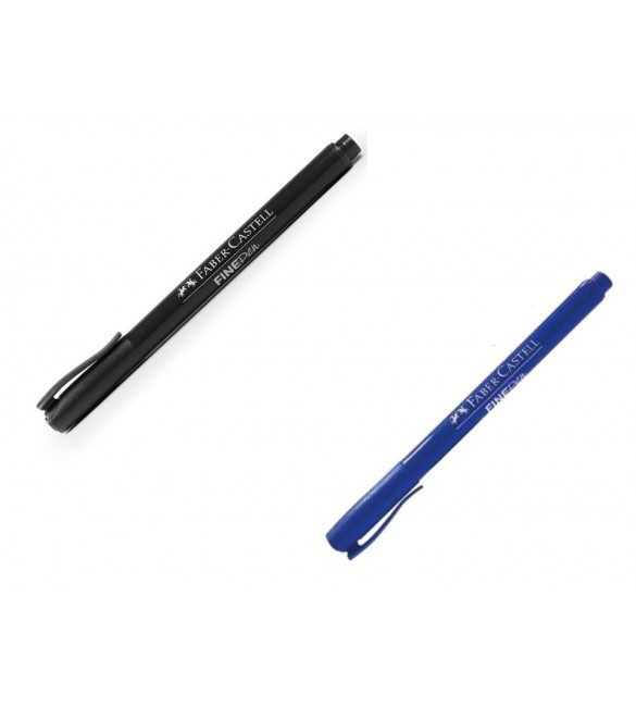 Caneta Com Ponta Porosa Fine Pen 0,4mm Ultra Fina - saquinho com 02 unidades